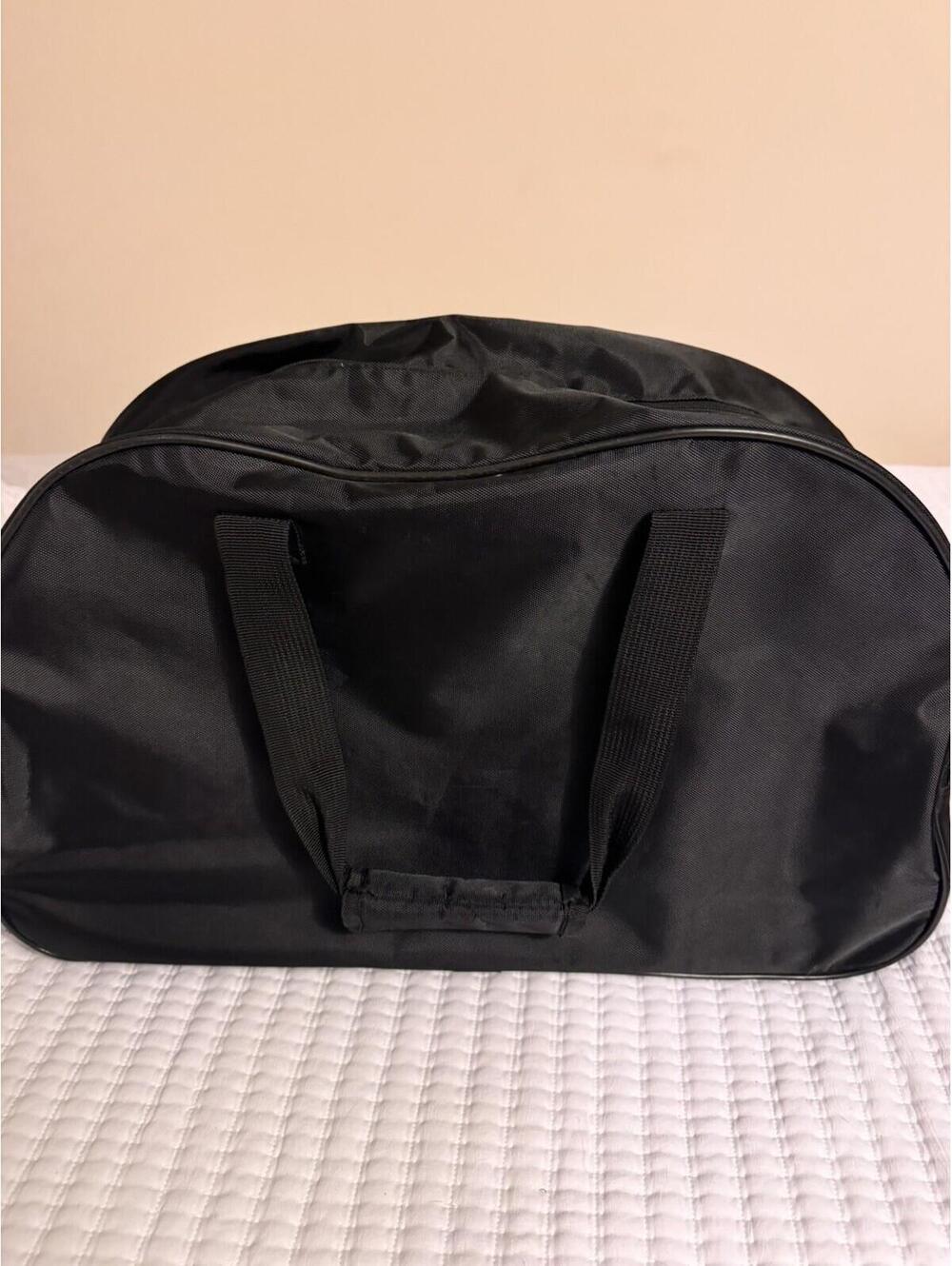 Lucas Rolling Duffel Bag Black And Yellow Travel Bag - Picture 5 of 6